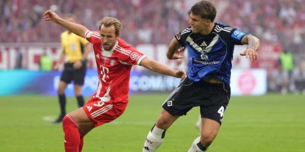 身价上亿凯恩替补47秒破门被吹，拜仁9人苦战德甲天王山