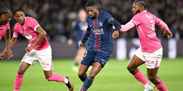 随着登贝莱双响炮+巴黎圣日耳曼3-1，法甲最新积分榜出炉